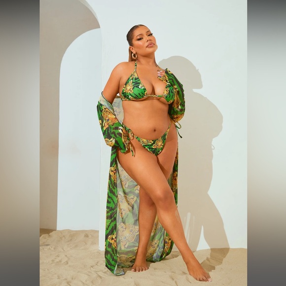 Bikini Set 💚🐆 - Picture 2 of 5